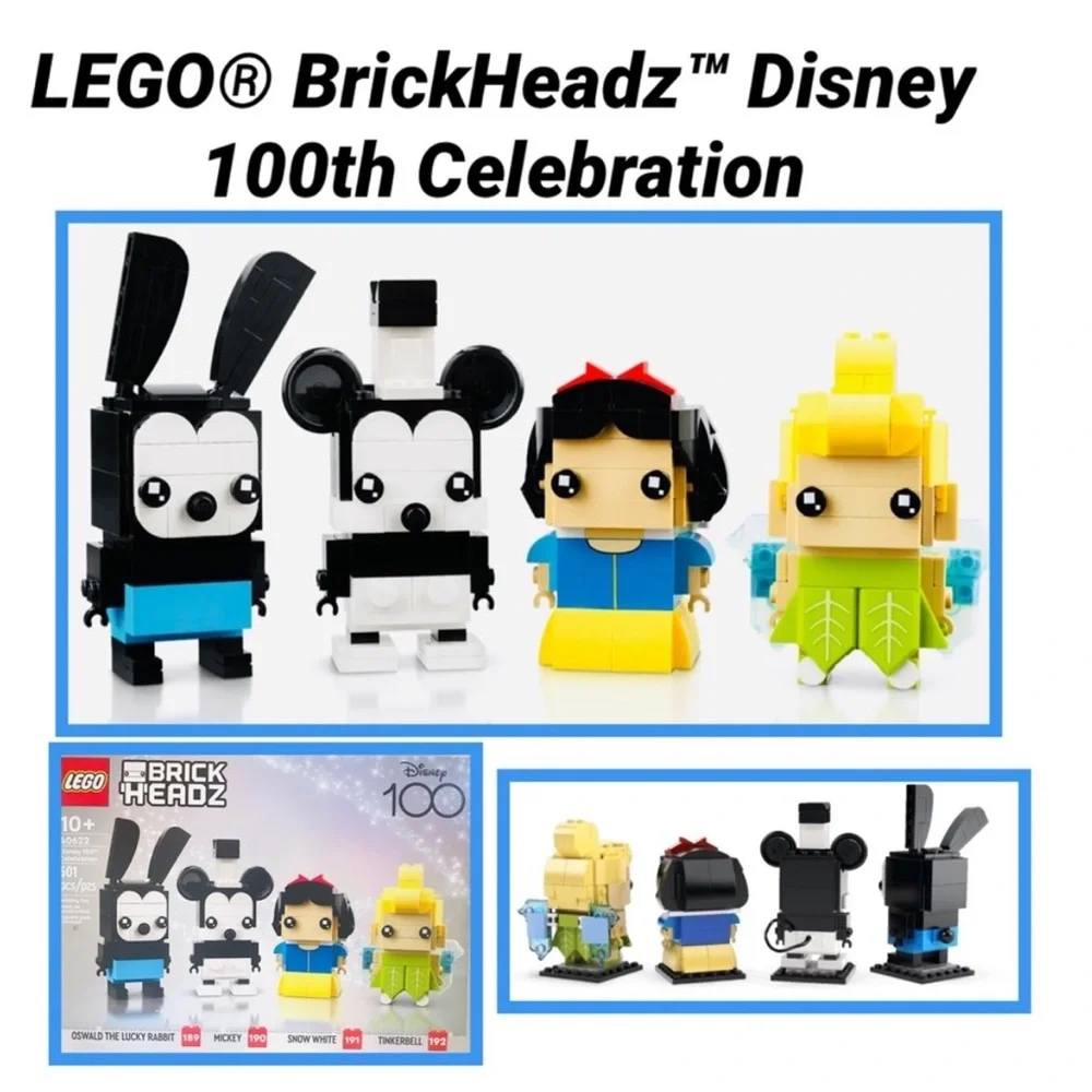 LEGO® BrickHeadz™ Disney 100th Celebration Anniversary 4 Characters